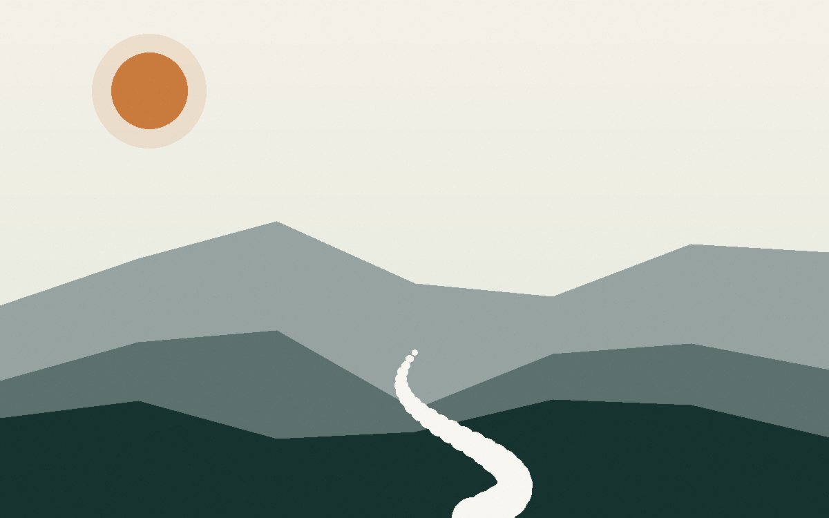 Hikers passing each other courteously on a narrow trail