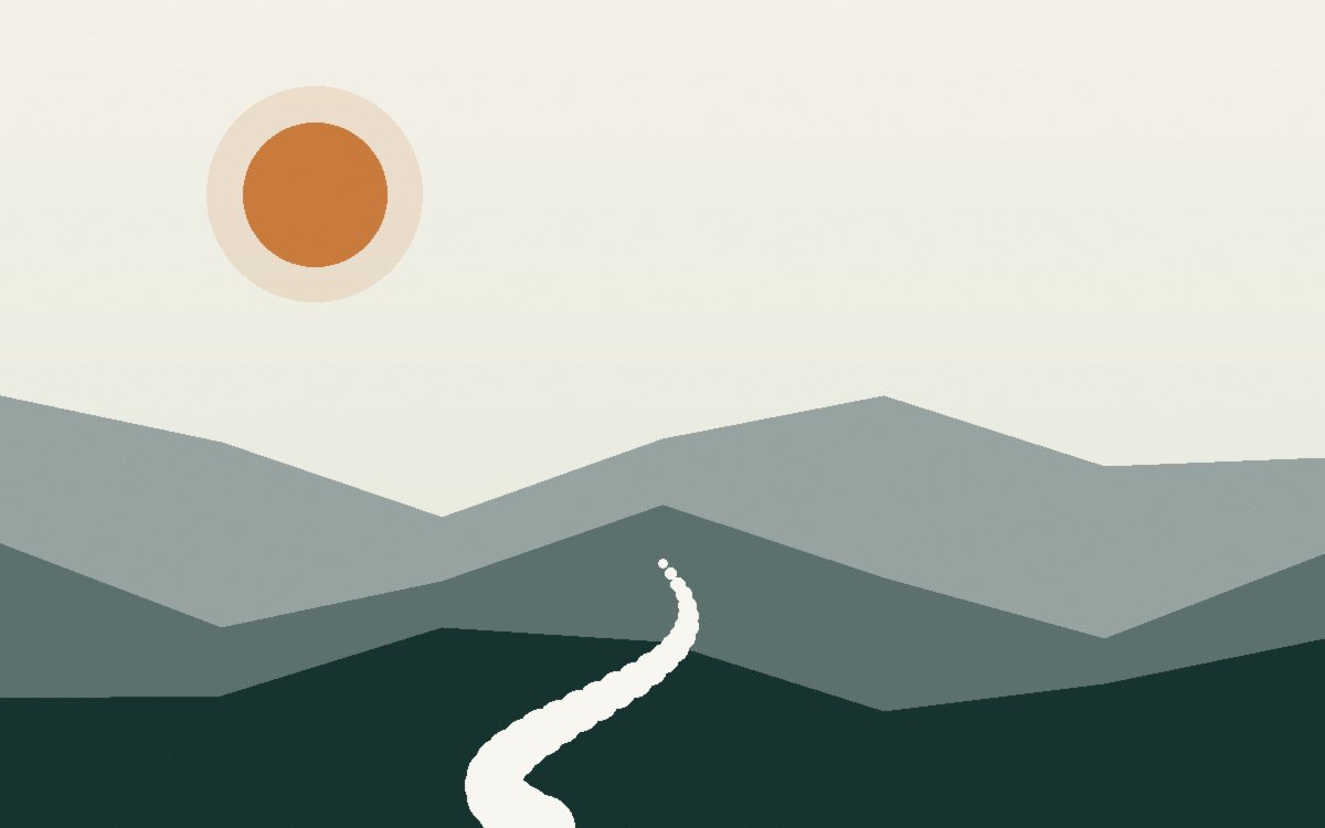 Hikers climbing a trail at an easy pace